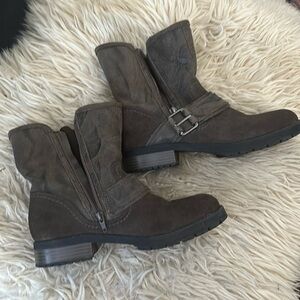Clarks Biker Grunge Booties